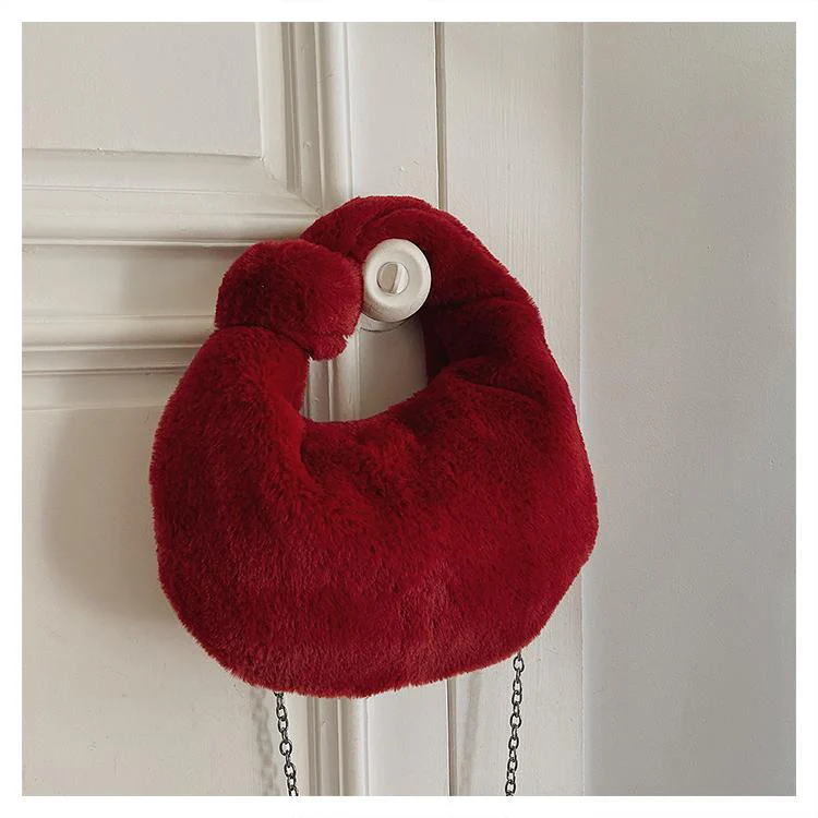 Fluffy Round Hand Bag - Image 19