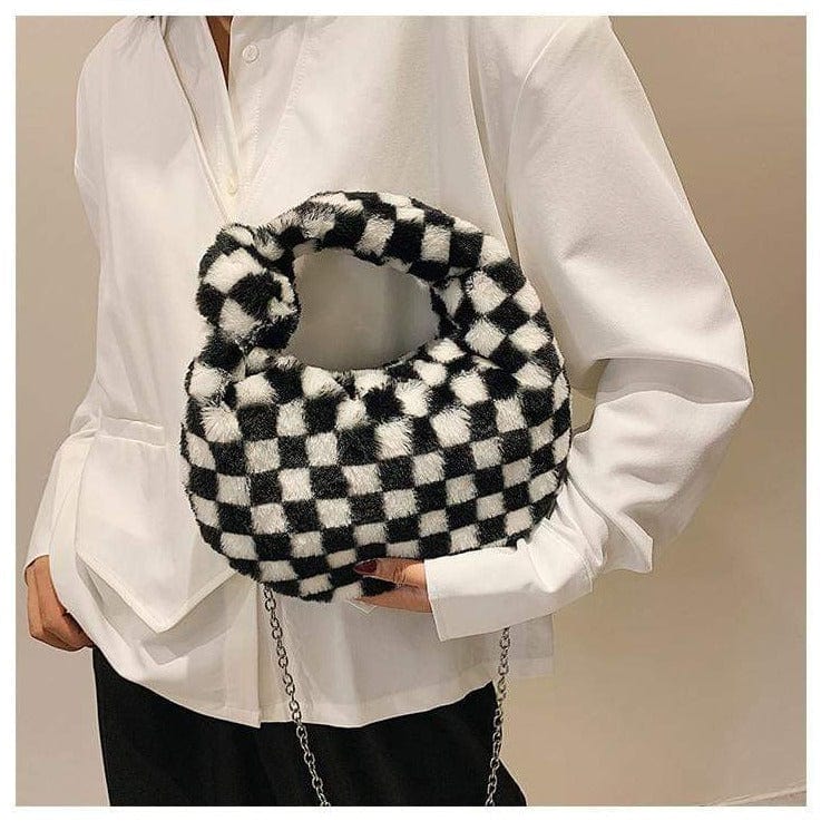 Fluffy Round Hand Bag - Image 2