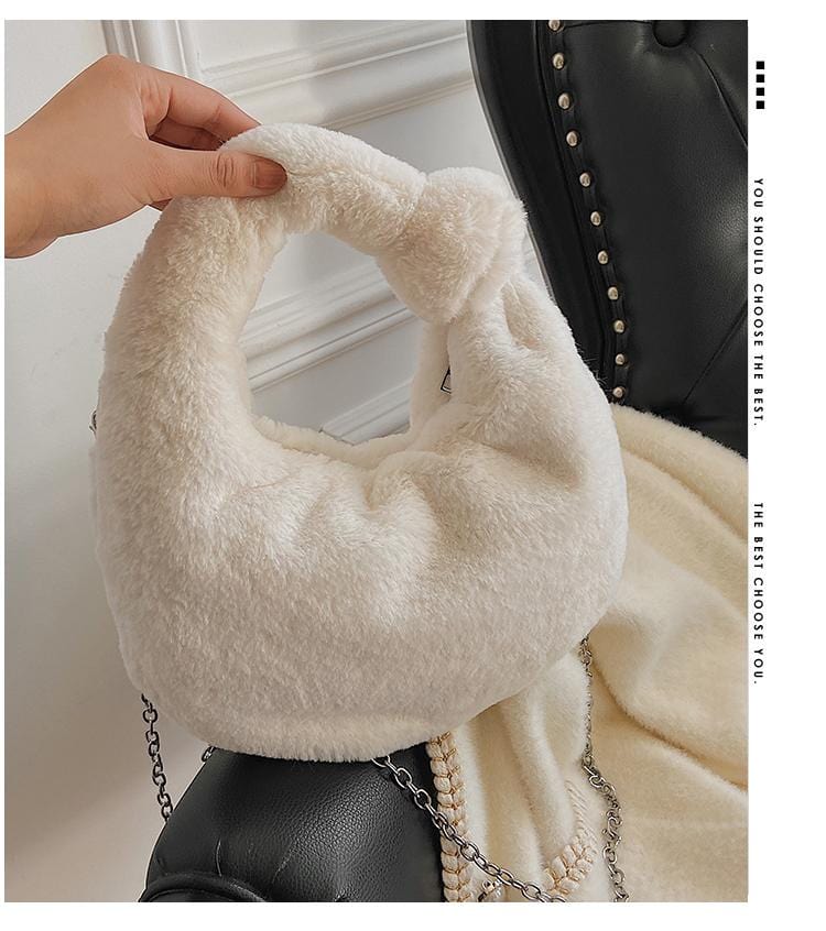 Fluffy Round Hand Bag - Image 5