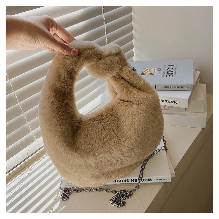 Fluffy Round Hand Bag - Image 7