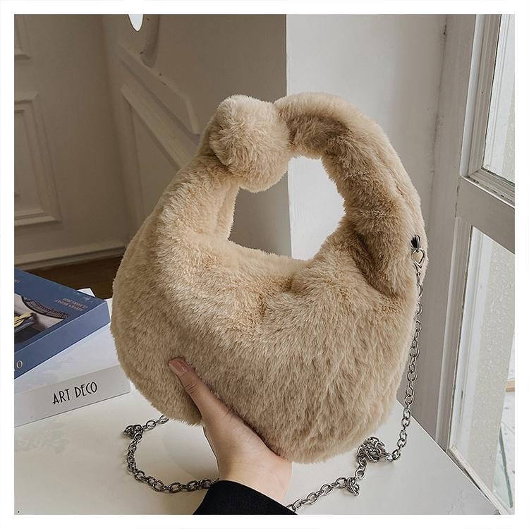Fluffy Round Hand Bag - Image 8