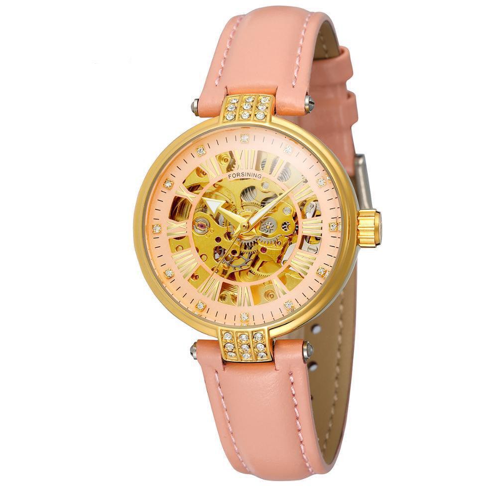 Forsining Ladies Casual Hollow Waterproof Automatic Mechanical Watch - Image 7