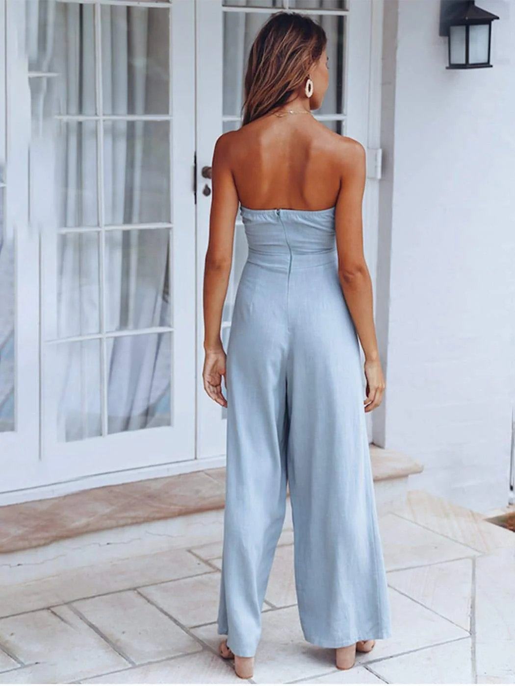Front Tied Chic Jumpsuit - Image 3