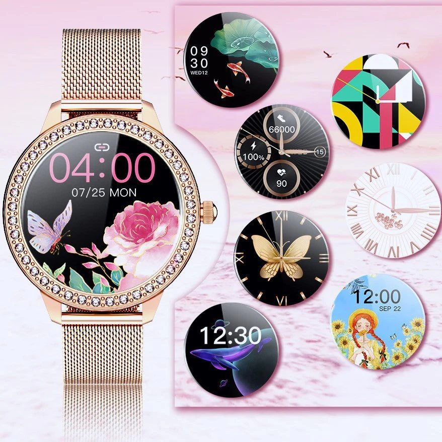 Full Circle Diamond Blood Pressure Monitoring Smart Watch - Image 3