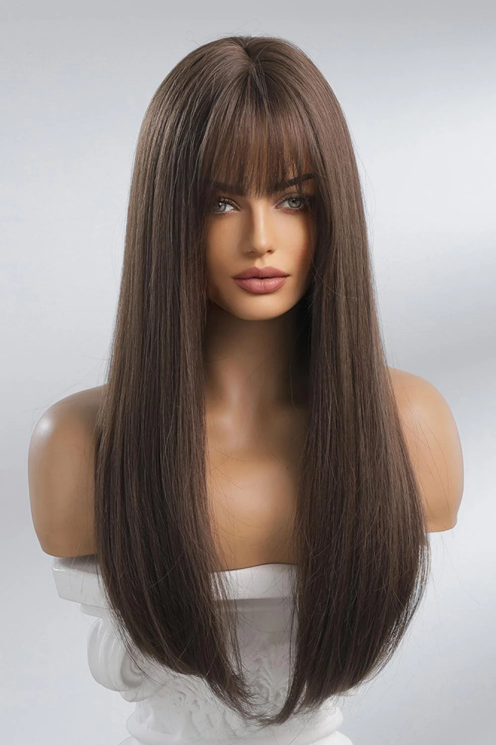 Full Machine Long Straight Synthetic Wigs 26'' - Image 3