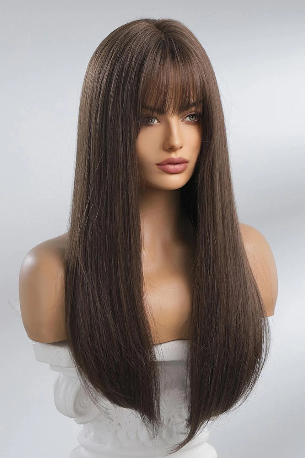 Full Machine Long Straight Synthetic Wigs 26'' - Image 4