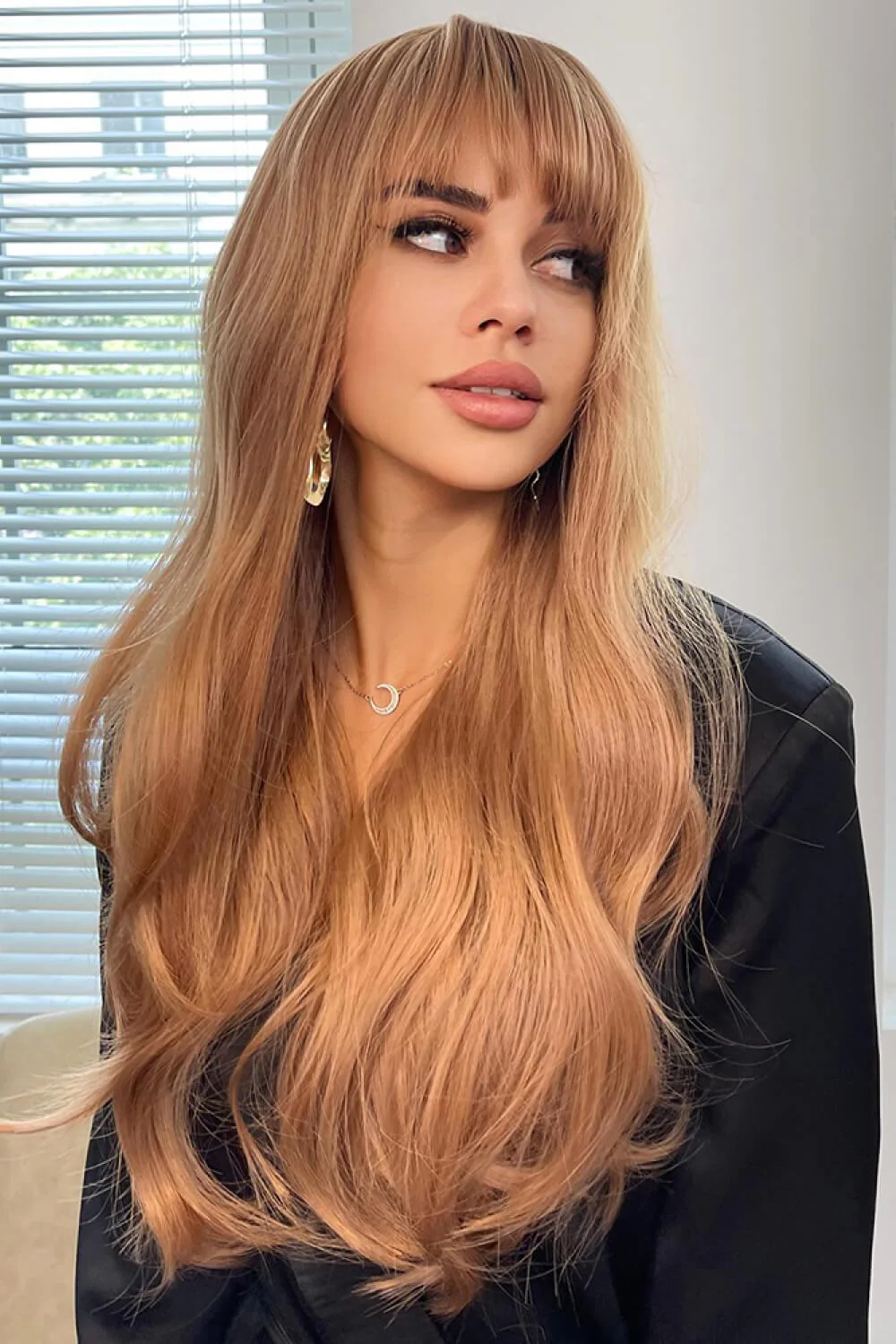 Full Machine Long Wave Synthetic Wigs 24'' - Image 11