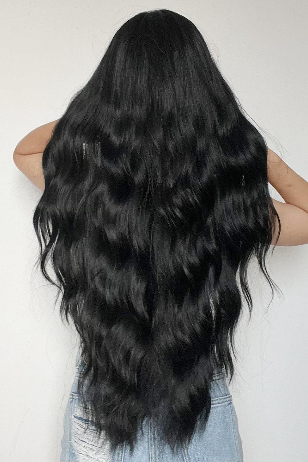 Full Machine Long Wave Synthetic Wigs 28'' - Image 2