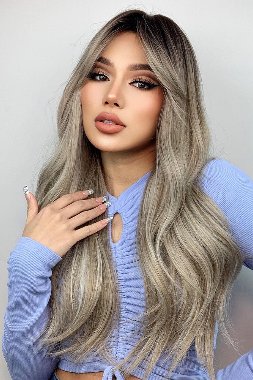 Full Machine Long Wave Wigs 26'' - Image 3
