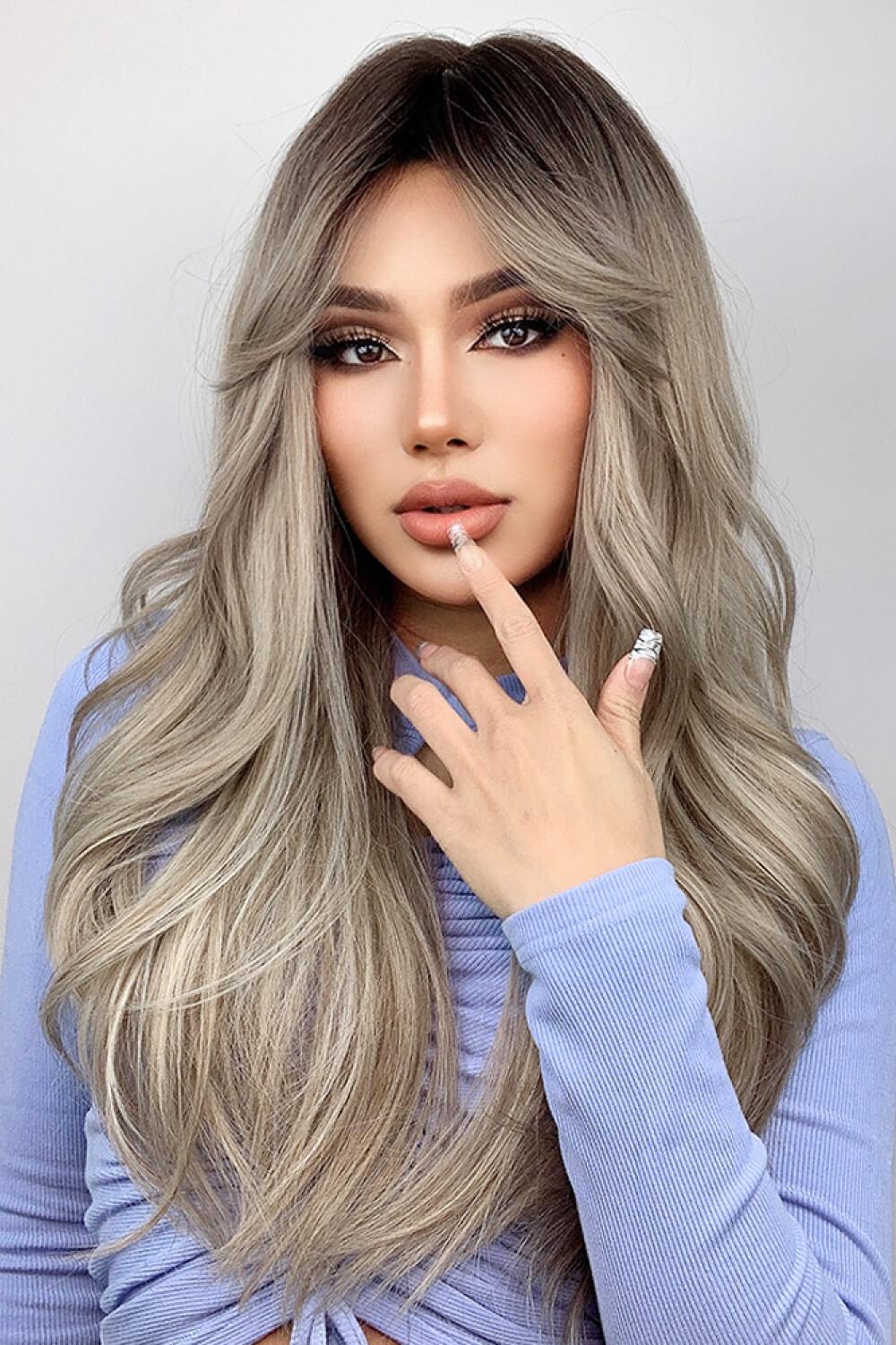Full Machine Long Wave Wigs 26'' - Image 8