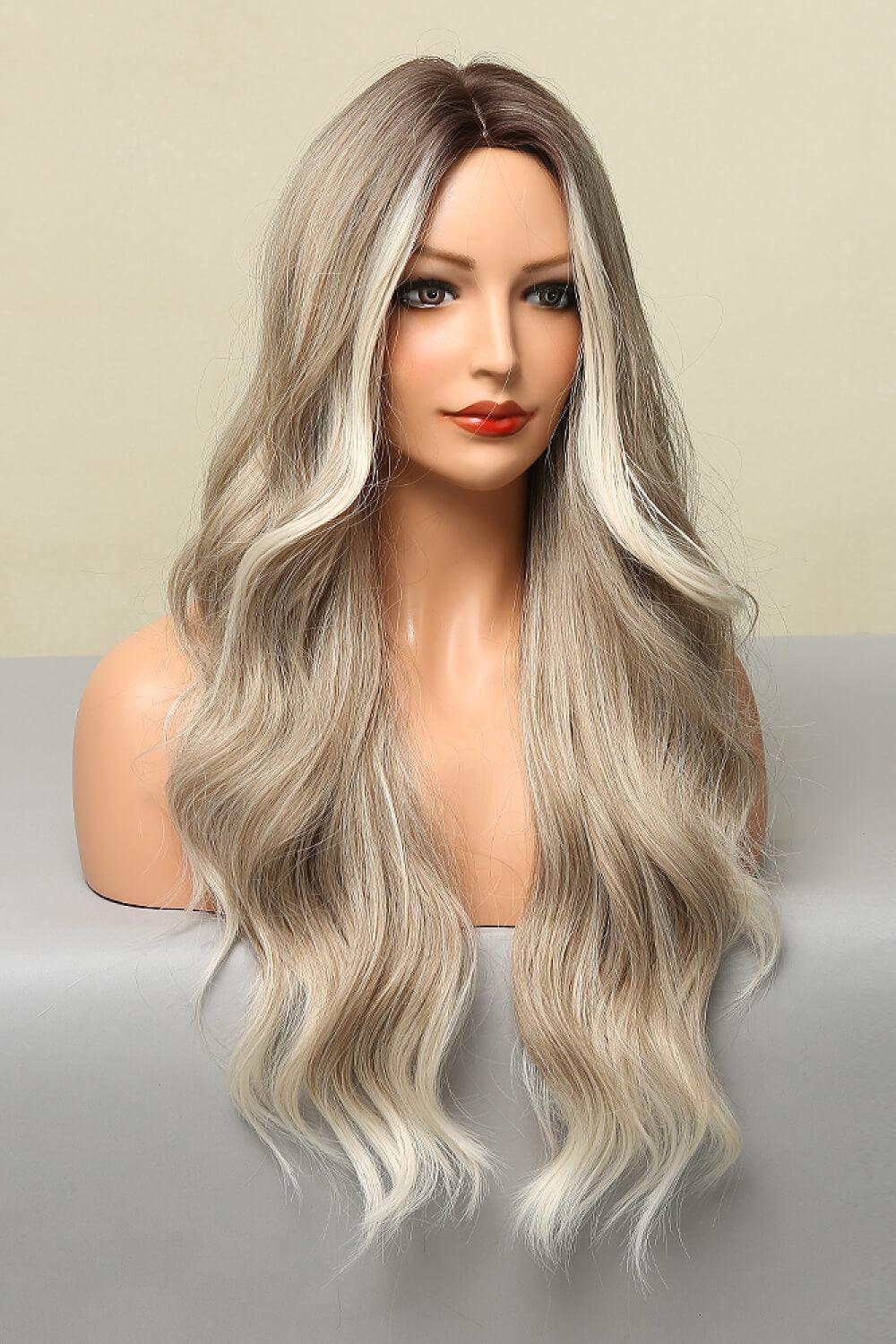 Full Machine Made Long Wave Wigs 26'' - Image 3