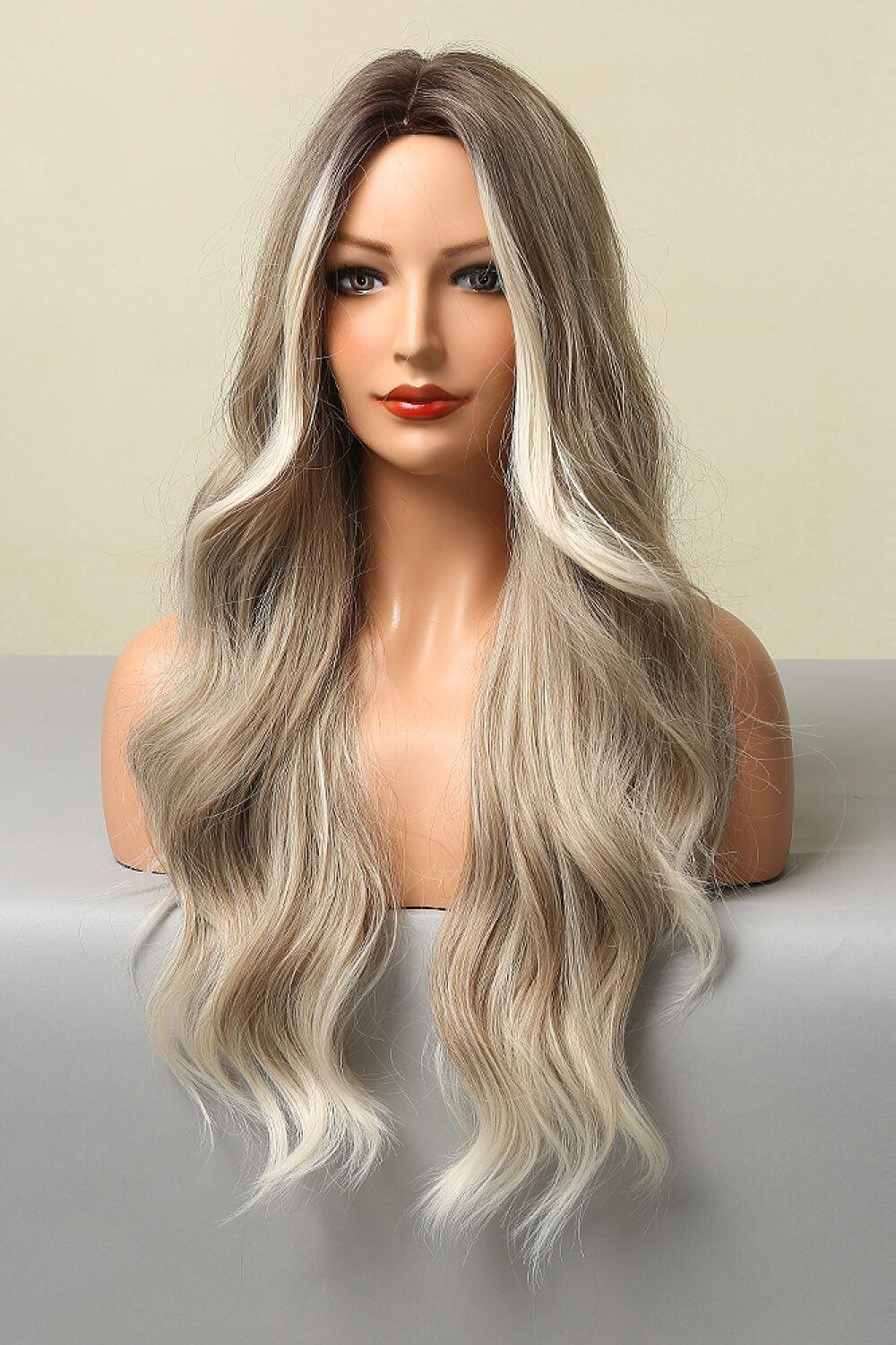 Full Machine Made Long Wave Wigs 26'' - Image 4