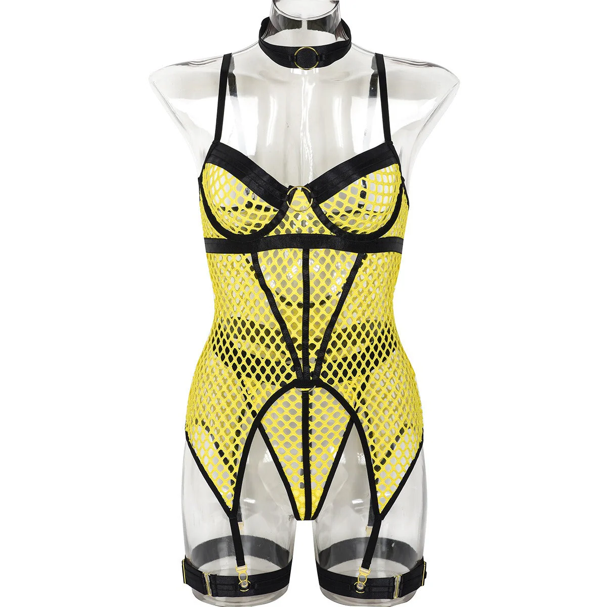 Fun 3 Pieces Intimate Wear Set Multi Colors - Image 9