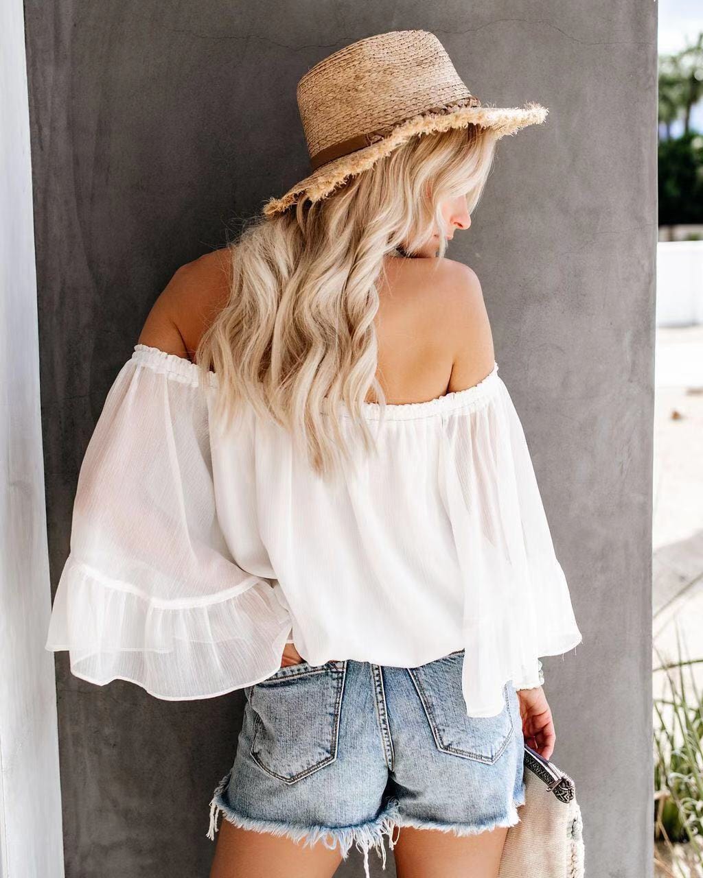 Gathered Ruffle Blouse - Image 15