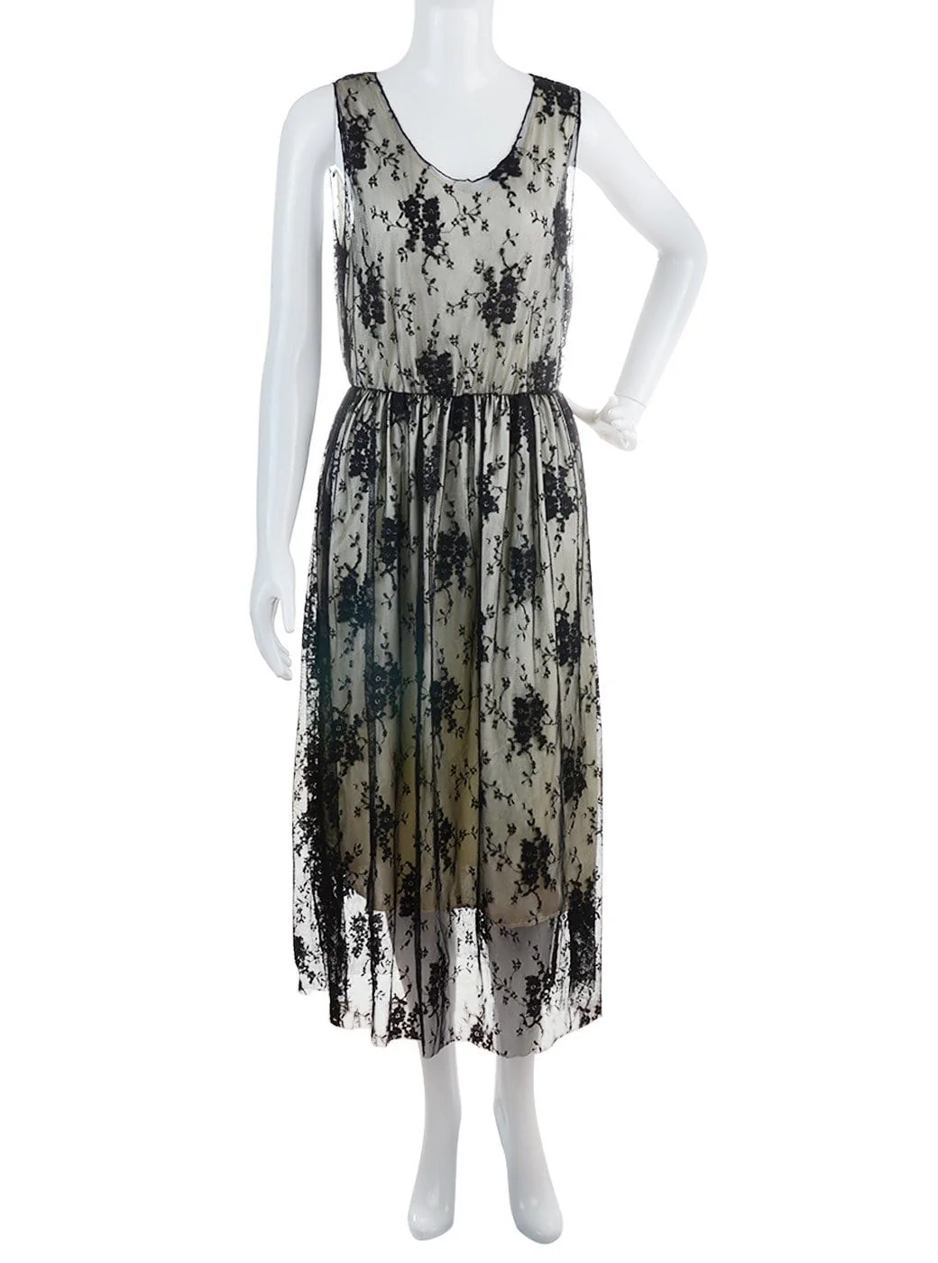 Gatsby Crochet Vest Lace Dress Set - Image 18