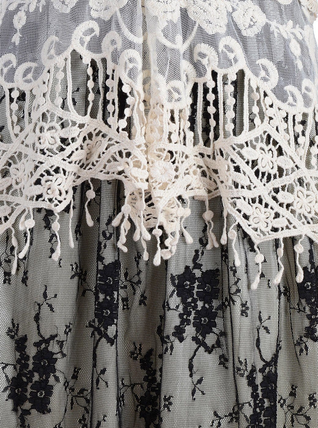 Gatsby Crochet Vest Lace Dress Set - Image 19