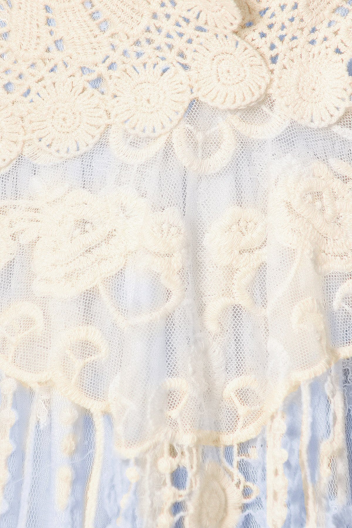 Gatsby Crochet Vest Lace Dress Set - Image 23