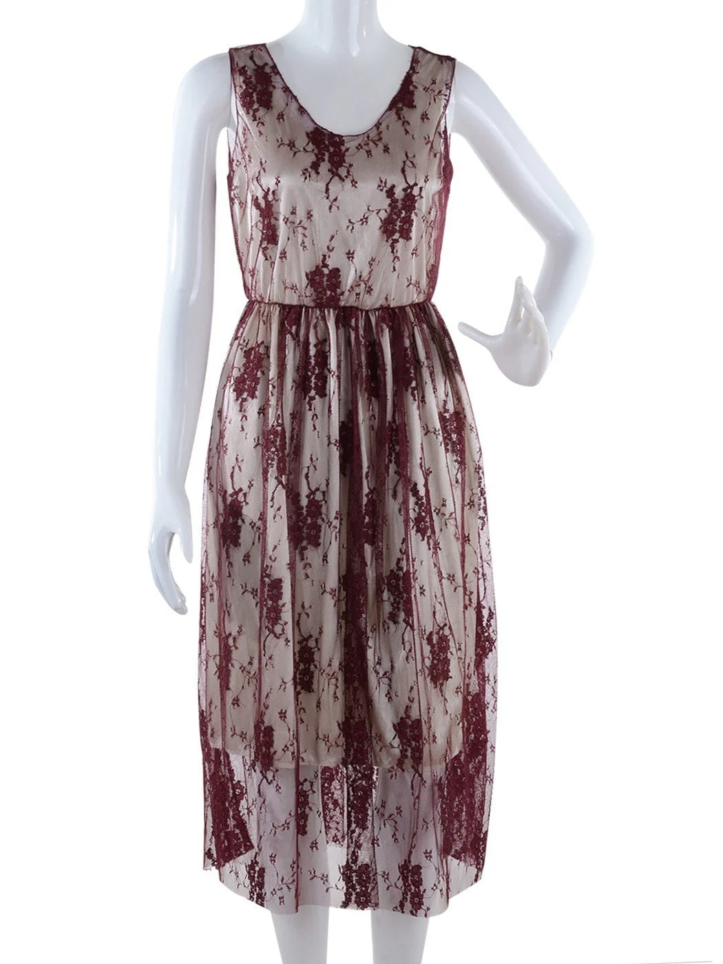 Gatsby Crochet Vest Lace Dress Set - Image 28