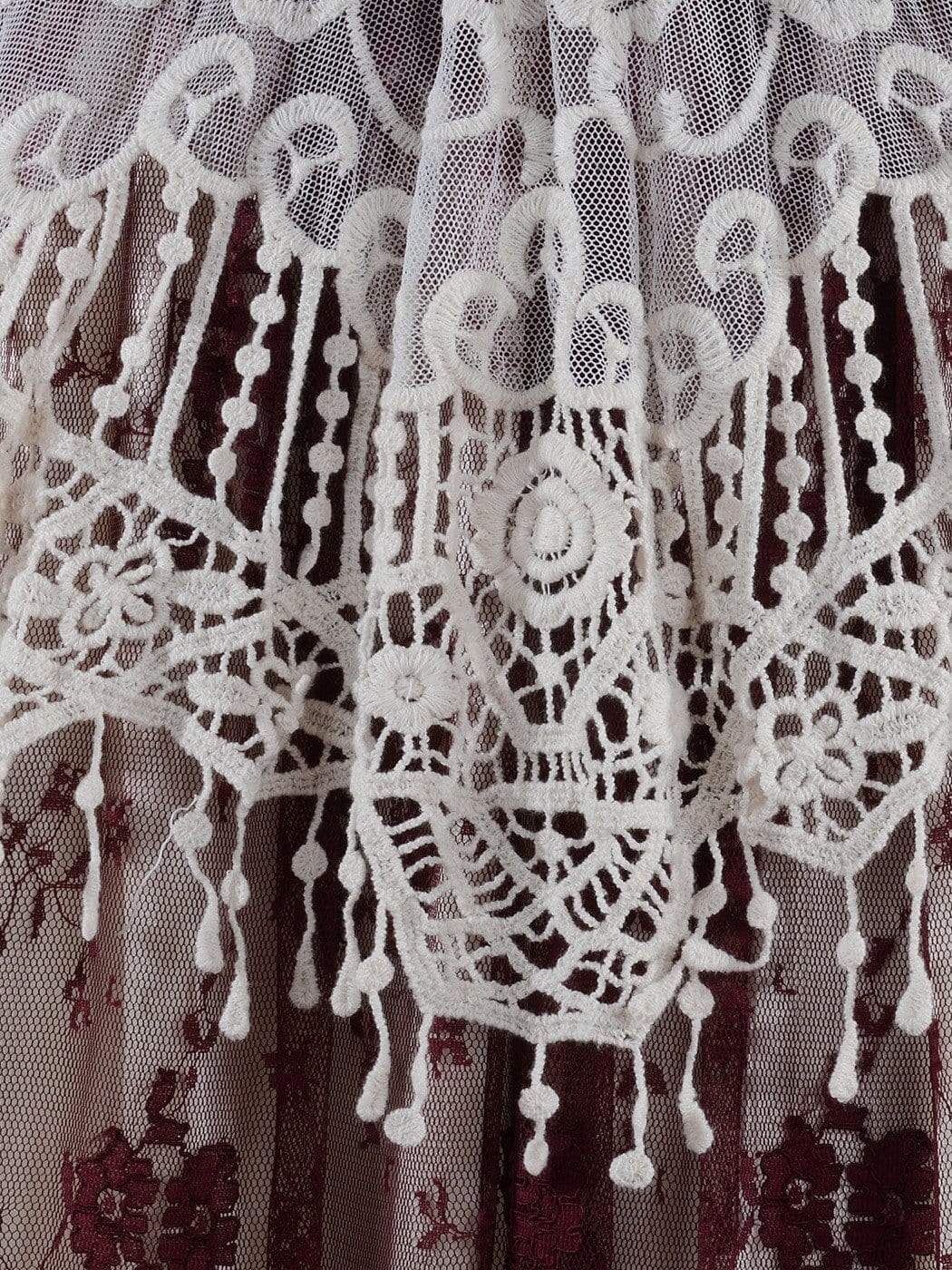 Gatsby Crochet Vest Lace Dress Set - Image 29