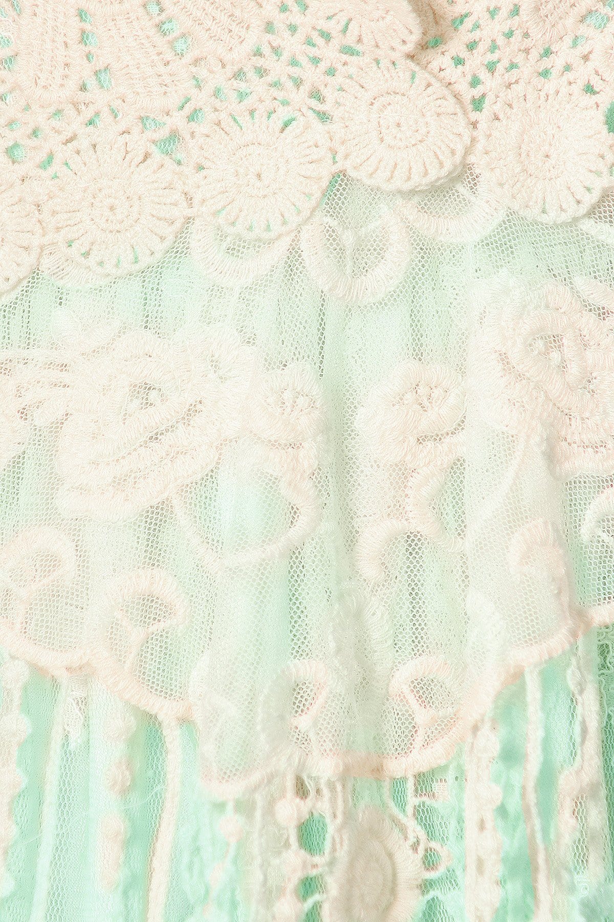 Gatsby Crochet Vest Lace Dress Set - Image 5