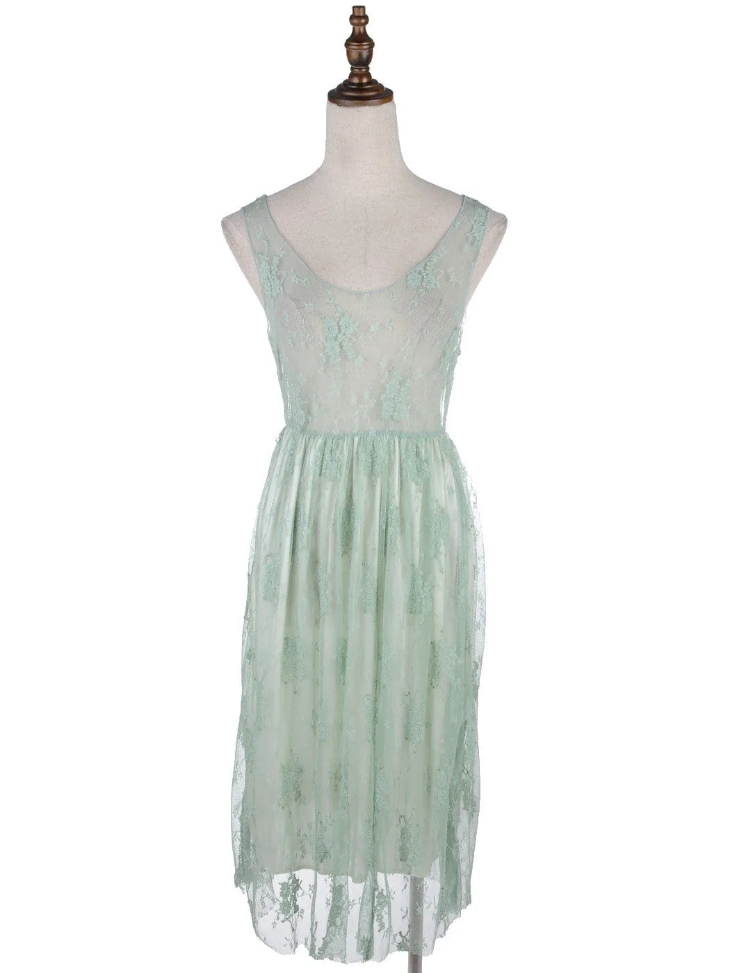 Gatsby Crochet Vest Lace Dress Set - Image 6