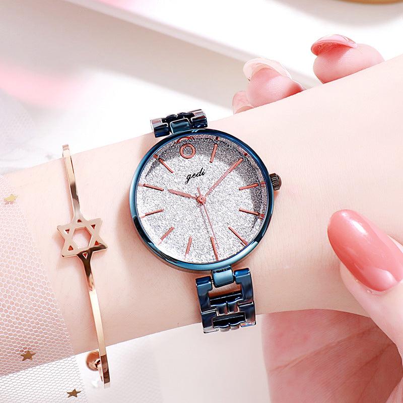 GEDI Starry Watch Student Steel Belt Watch Internet Celebrity Same Simple Ins Style Watch - Image 3