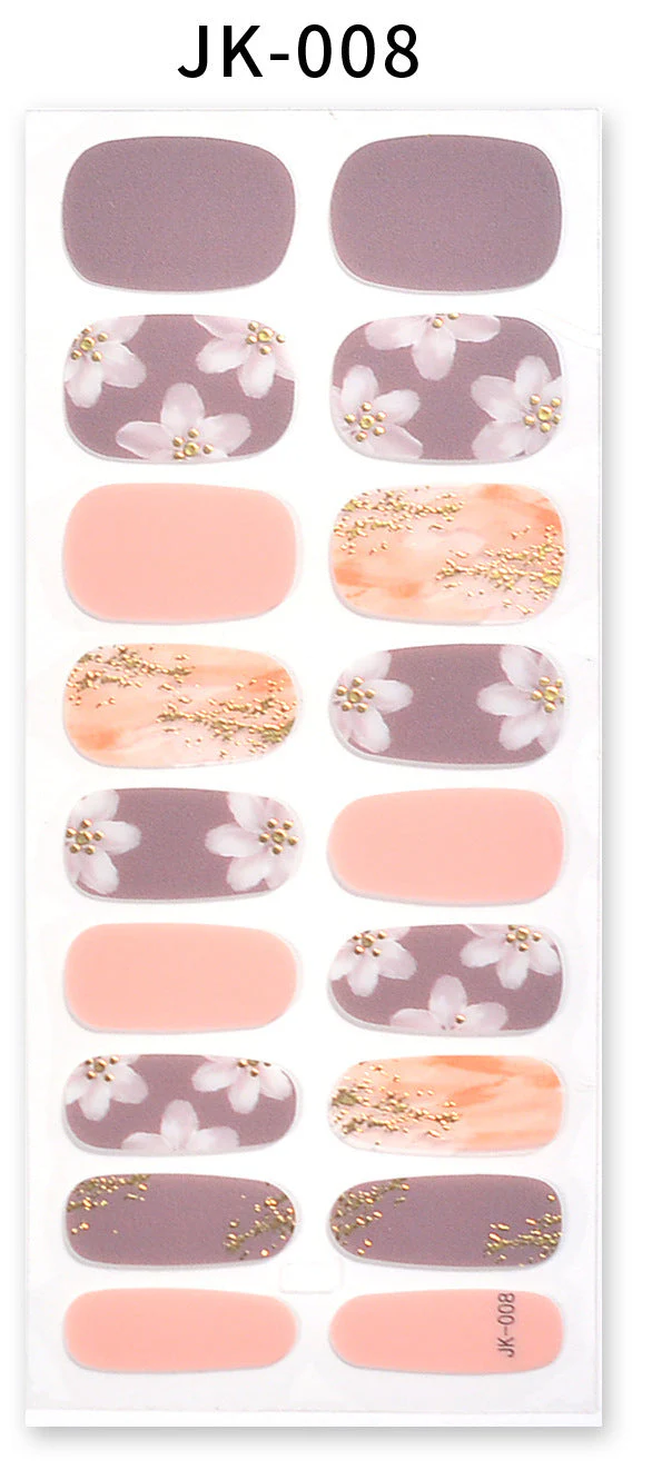 Gel Nail Stickers Bronzing 3D Nail Sticker - Image 10