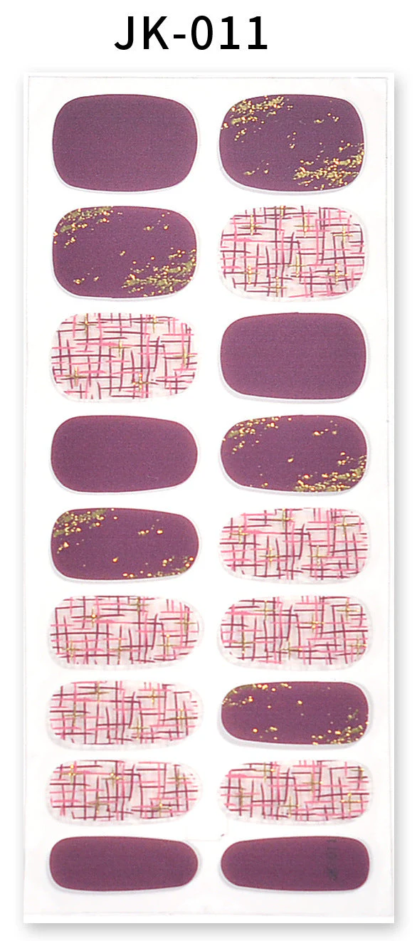 Gel Nail Stickers Bronzing 3D Nail Sticker - Image 13