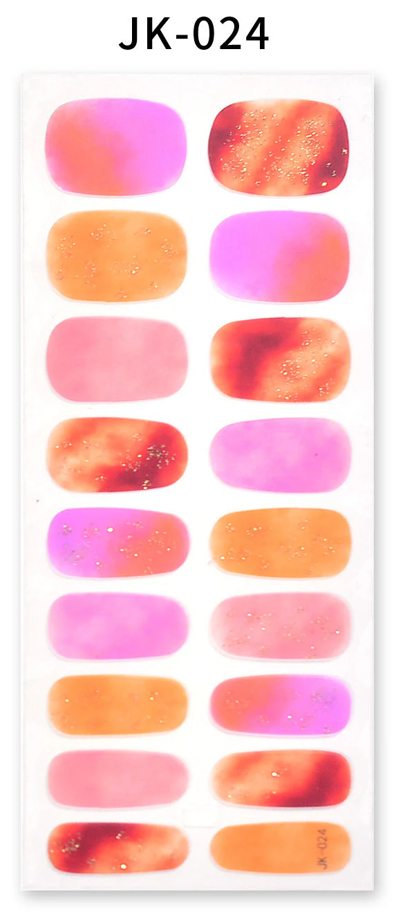 Gel Nail Stickers Bronzing 3D Nail Sticker - Image 26