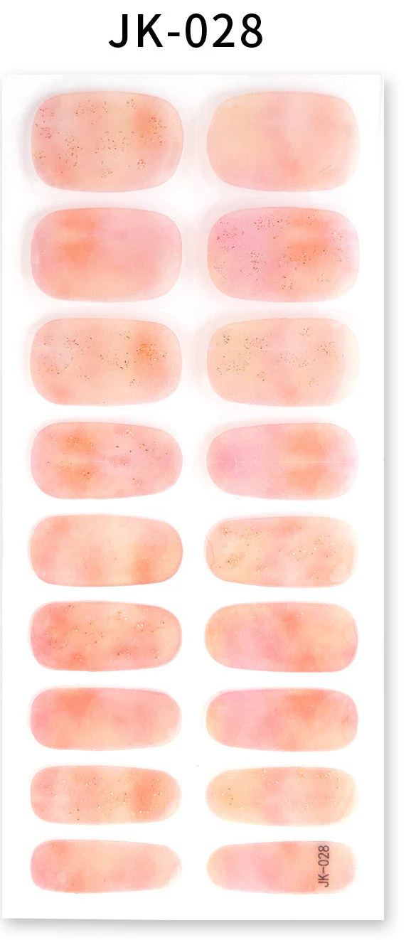 Gel Nail Stickers Bronzing 3D Nail Sticker - Image 30