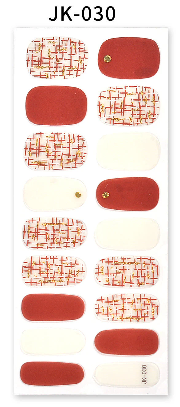 Gel Nail Stickers Bronzing 3D Nail Sticker - Image 32