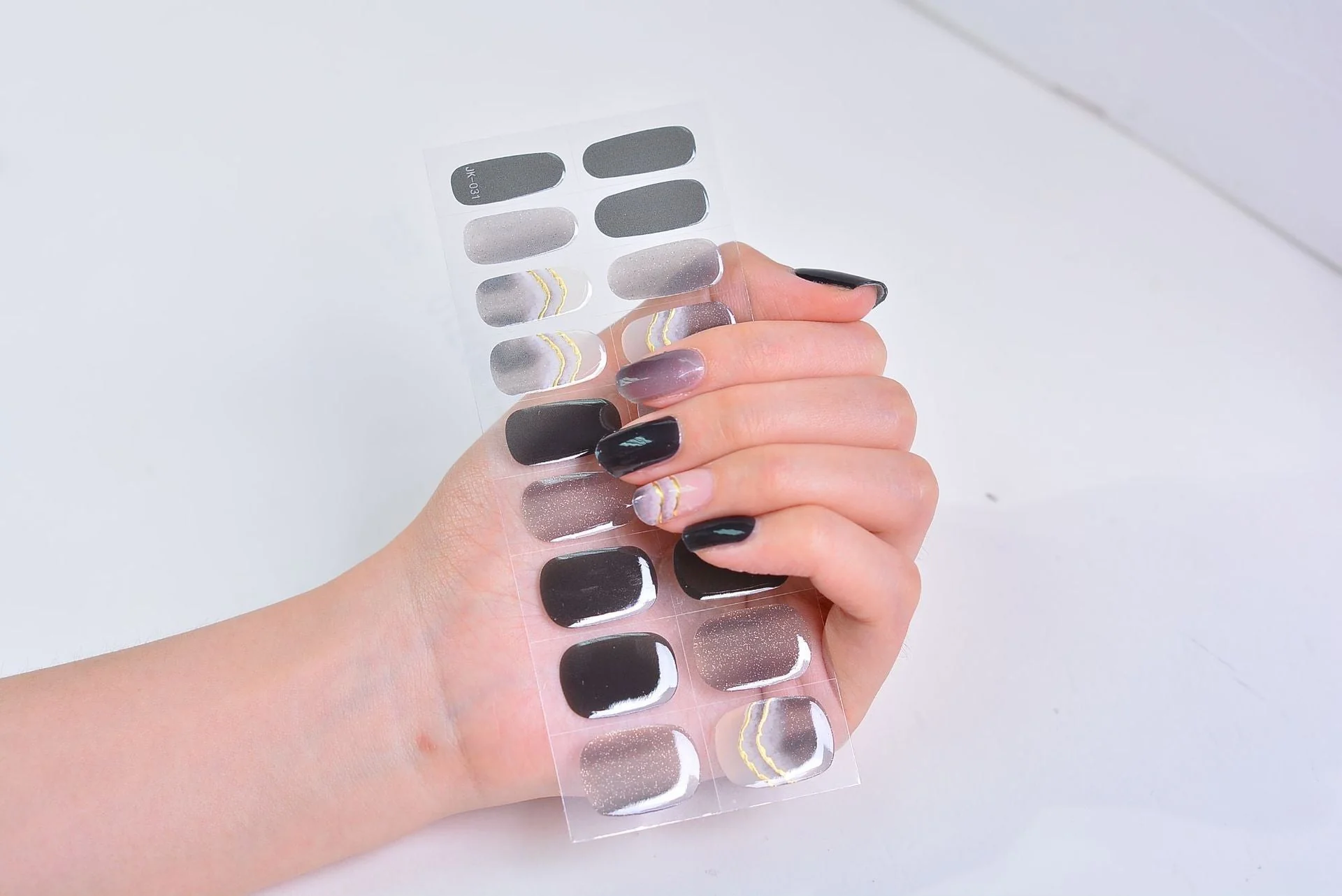 Gel Nail Stickers Bronzing 3D Nail Sticker - Image 33