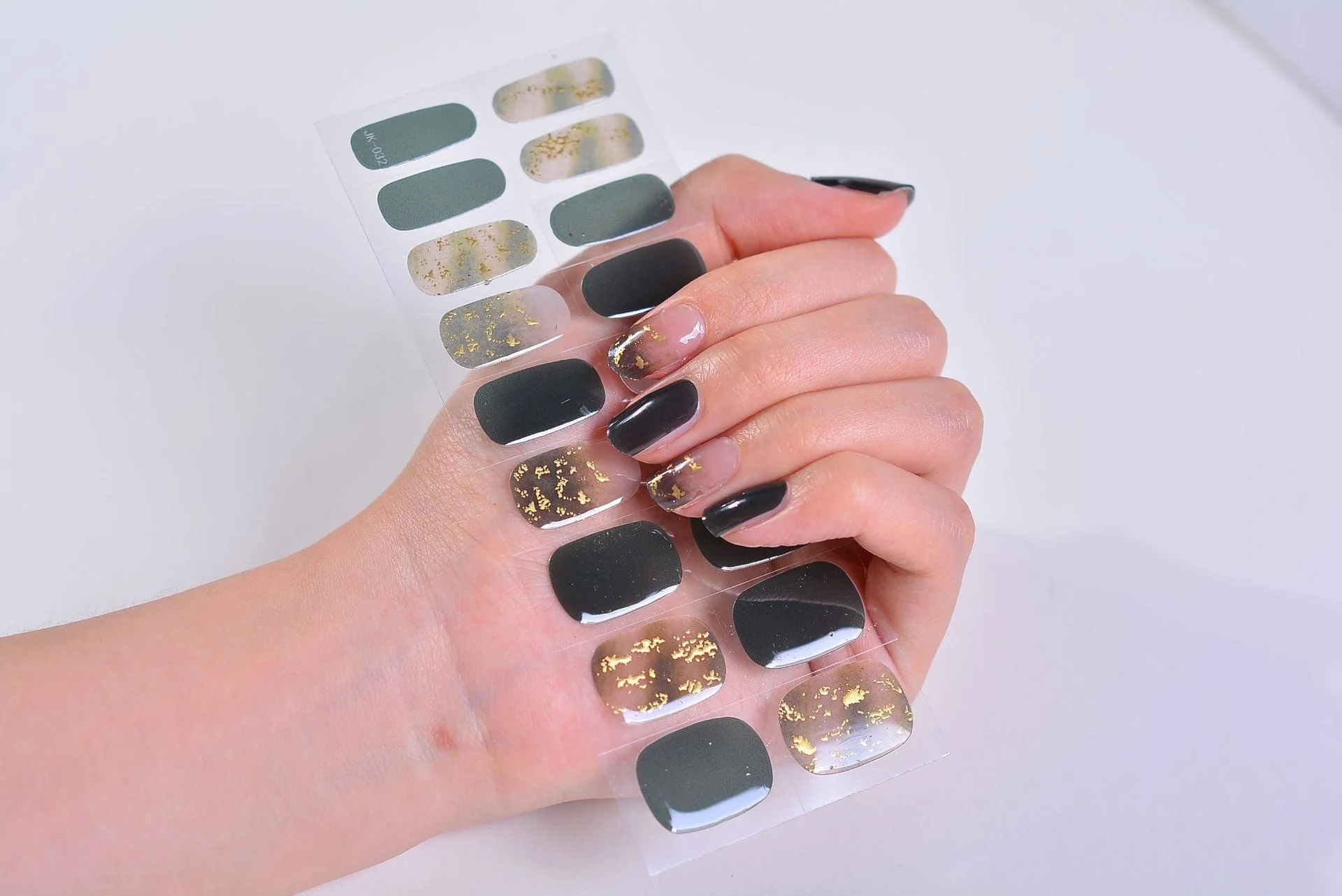 Gel Nail Stickers Bronzing 3D Nail Sticker - Image 34