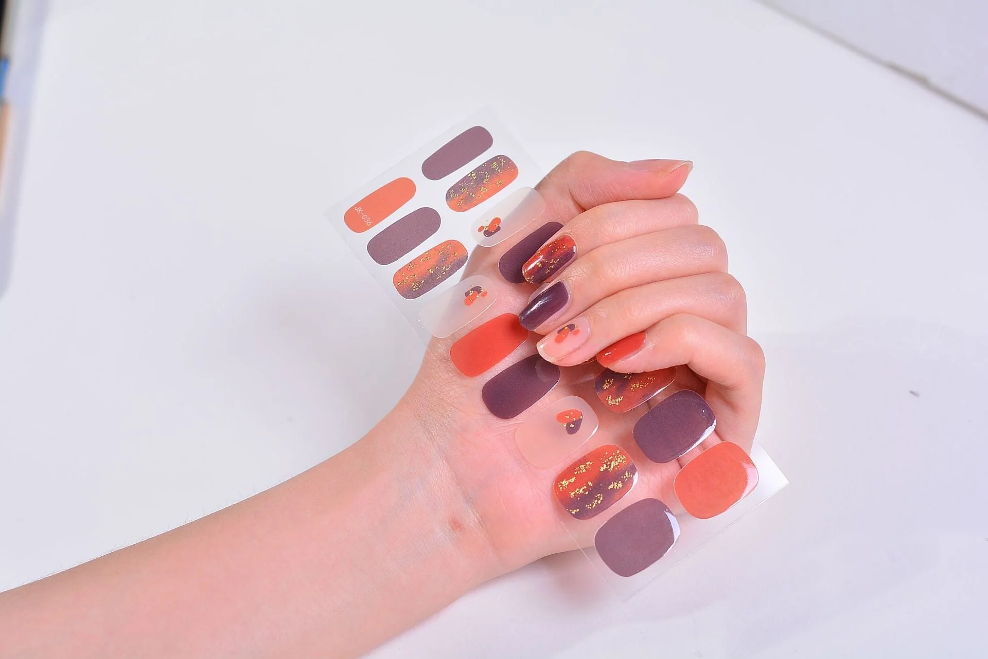 Gel Nail Stickers Bronzing 3D Nail Sticker - Image 38
