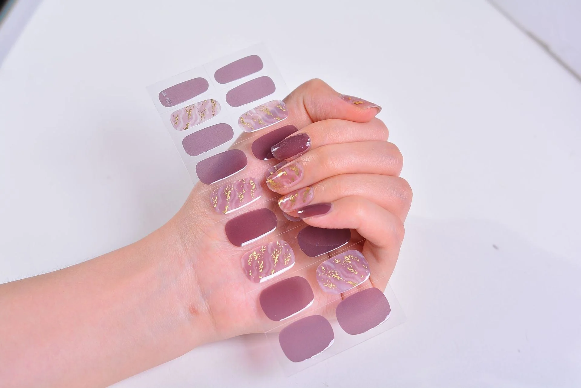 Gel Nail Stickers Bronzing 3D Nail Sticker - Image 39