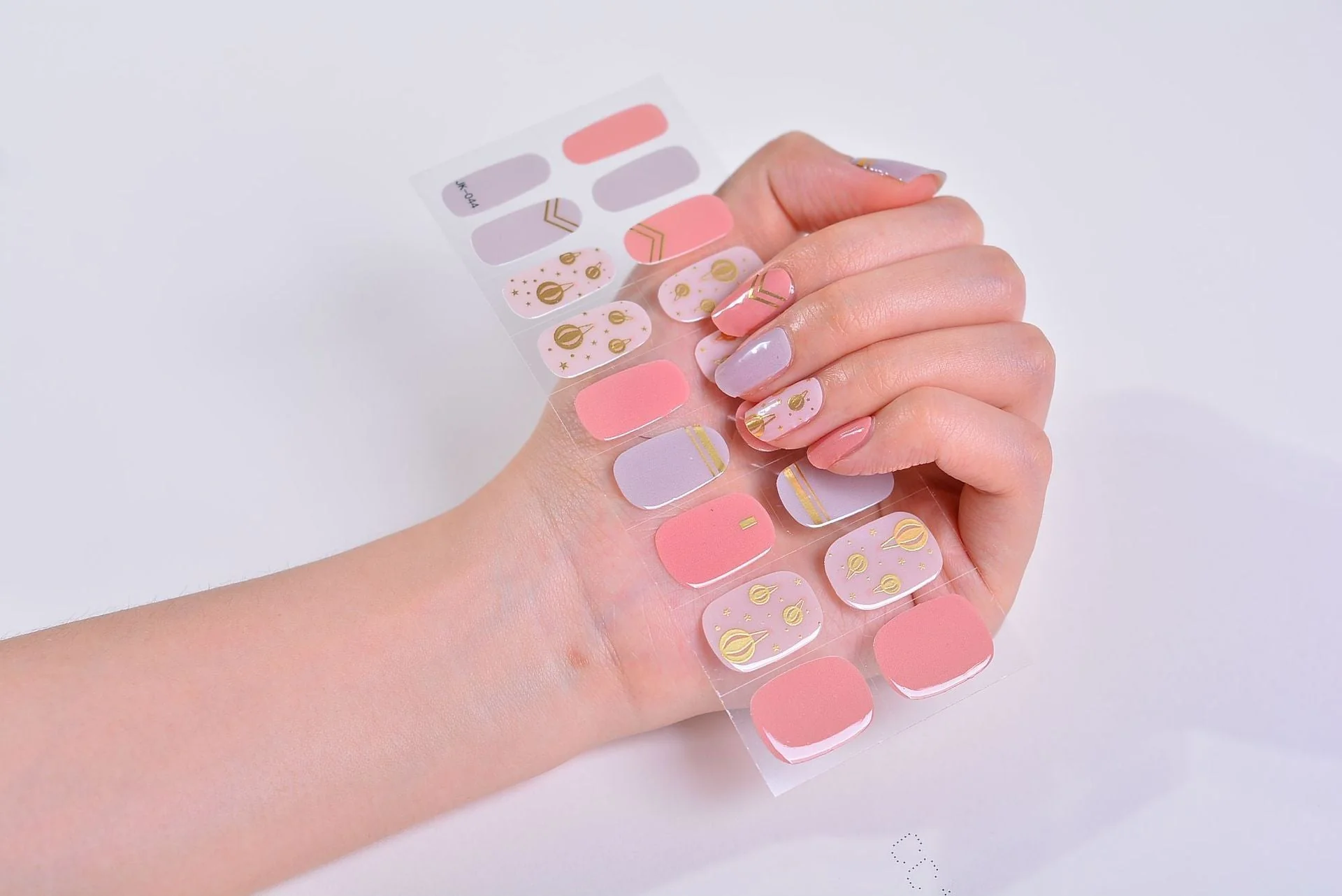 Gel Nail Stickers Bronzing 3D Nail Sticker - Image 46