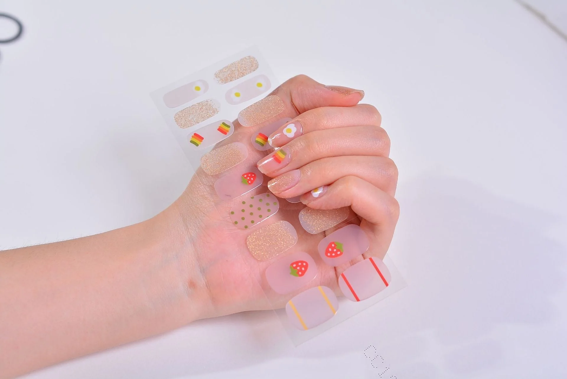 Gel Nail Stickers Bronzing 3D Nail Sticker - Image 49