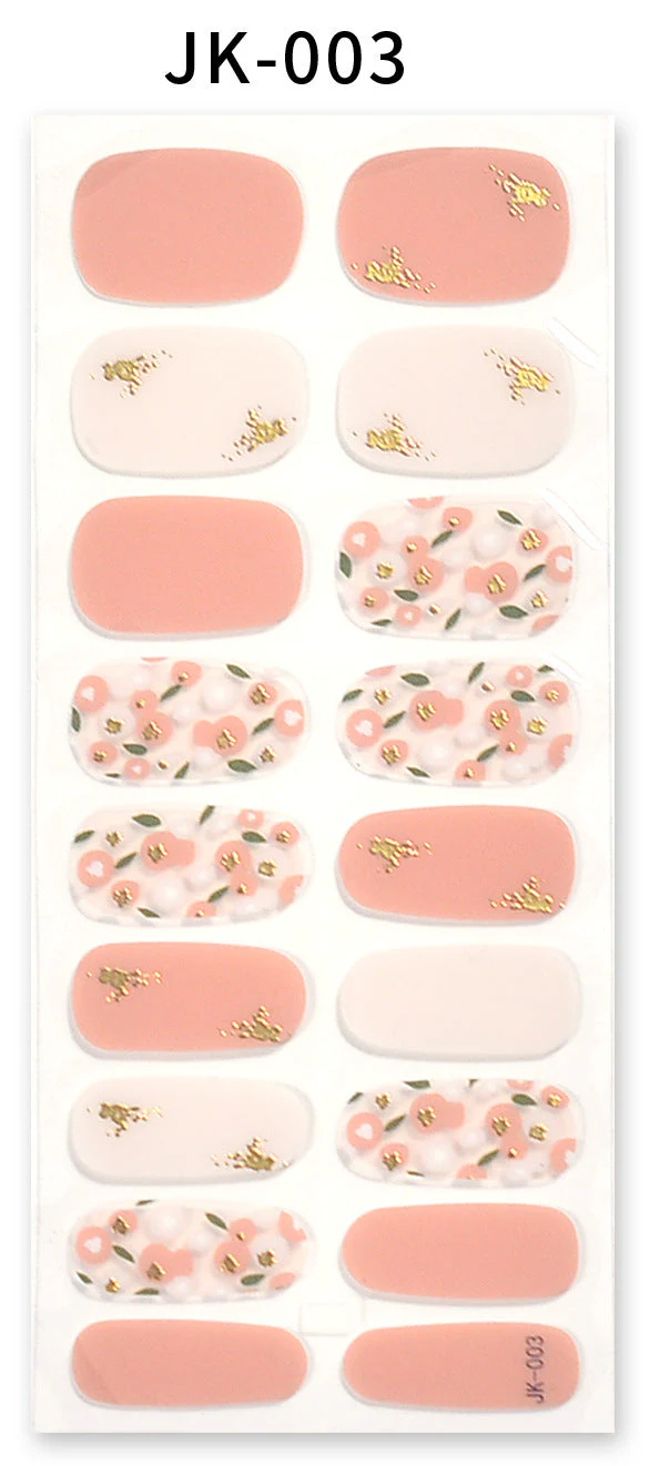 Gel Nail Stickers Bronzing 3D Nail Sticker - Image 5