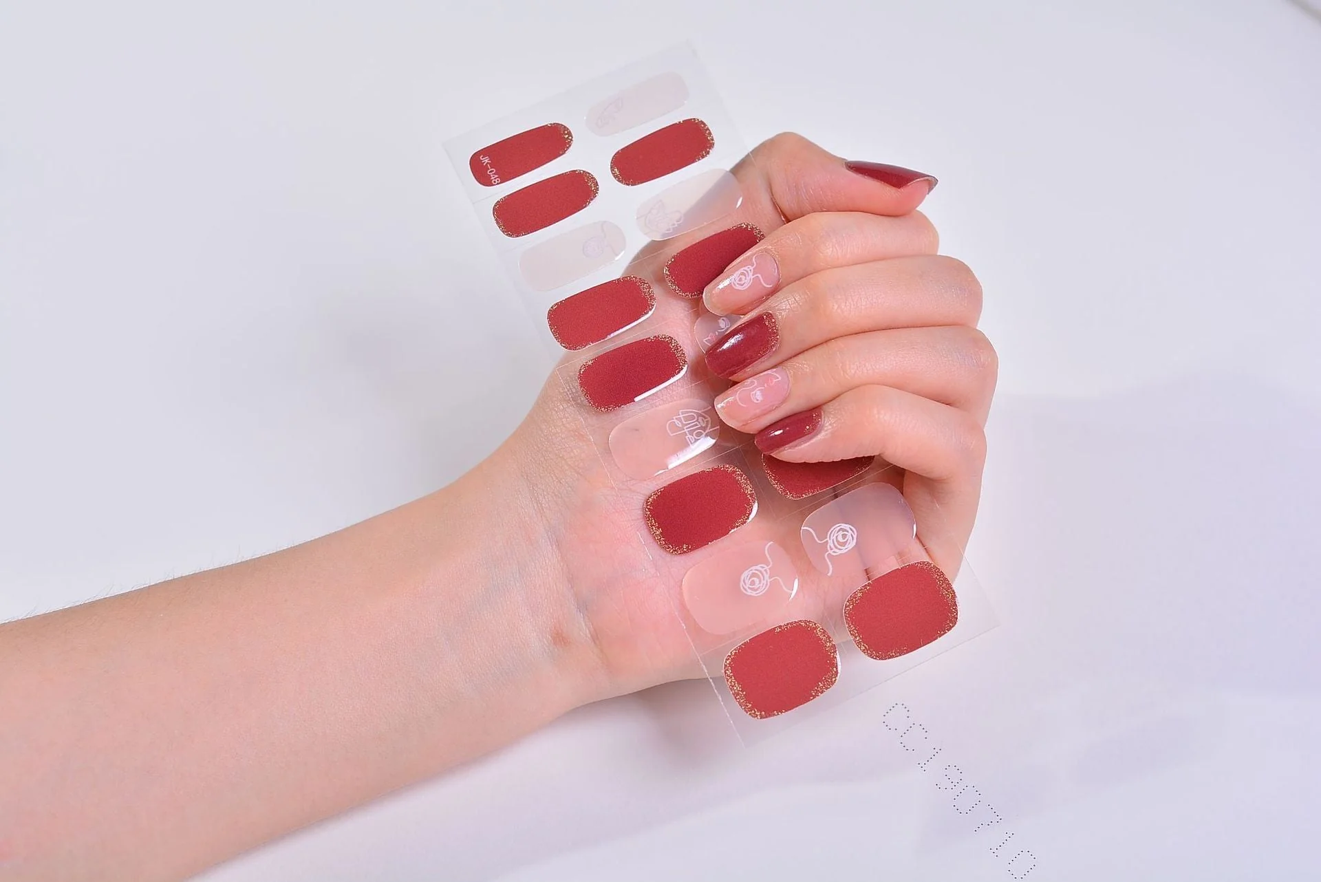 Gel Nail Stickers Bronzing 3D Nail Sticker - Image 50