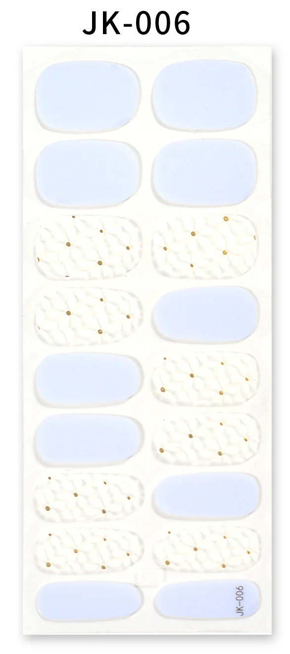 Gel Nail Stickers Bronzing 3D Nail Sticker - Image 8