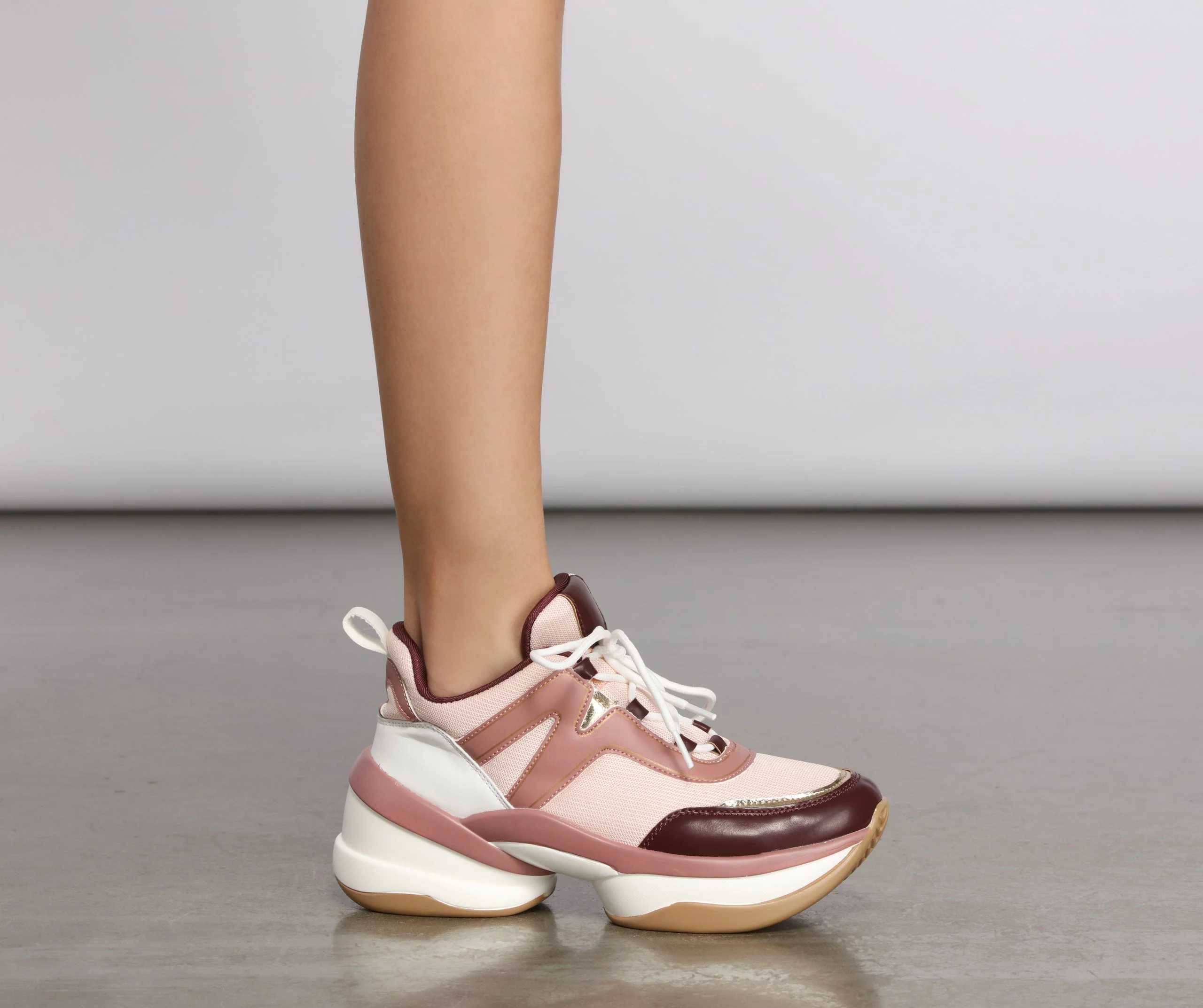 Glam and Chic Chunky Sneakers - Image 2