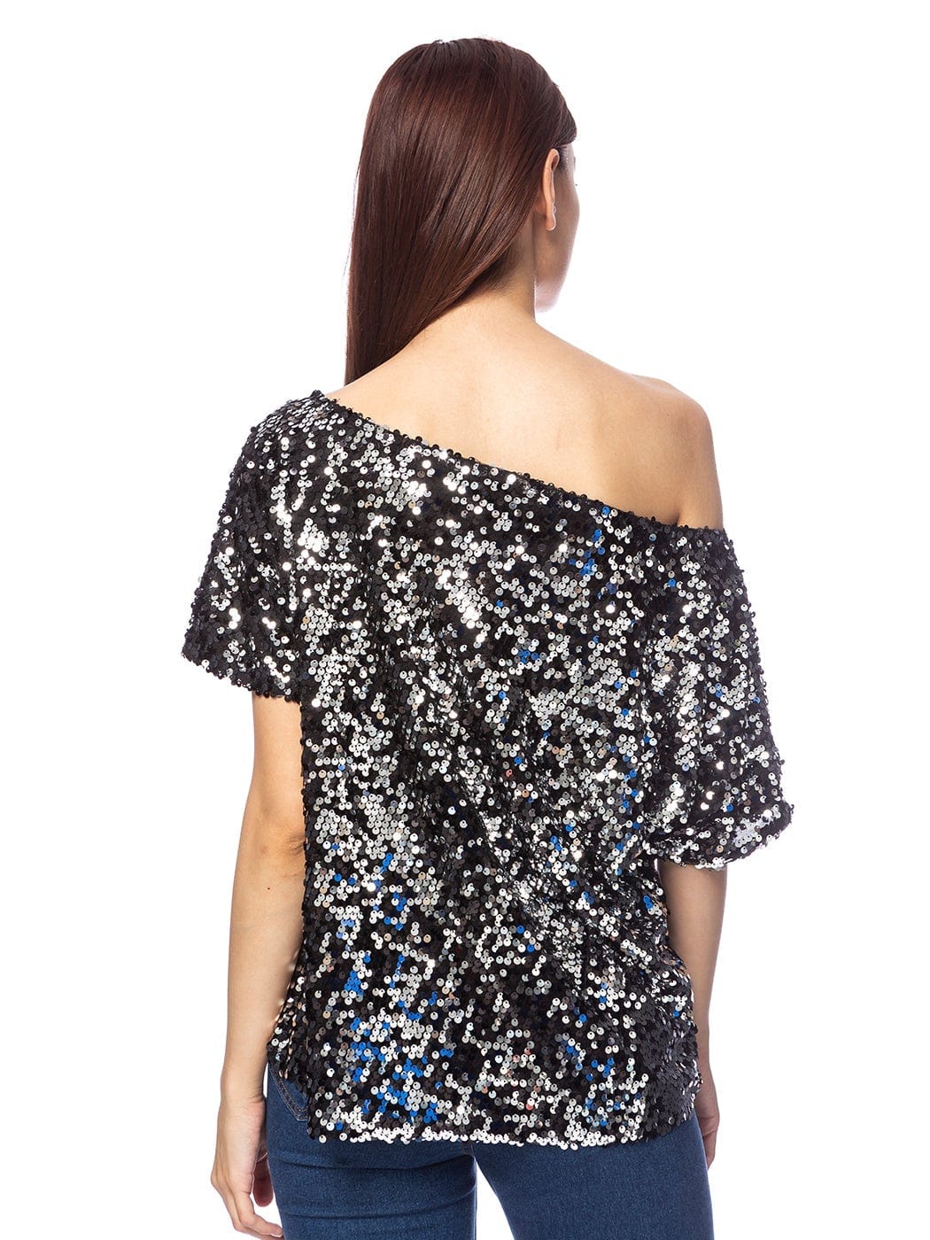 Glam Off-Shoulder Sequin Top - Image 24