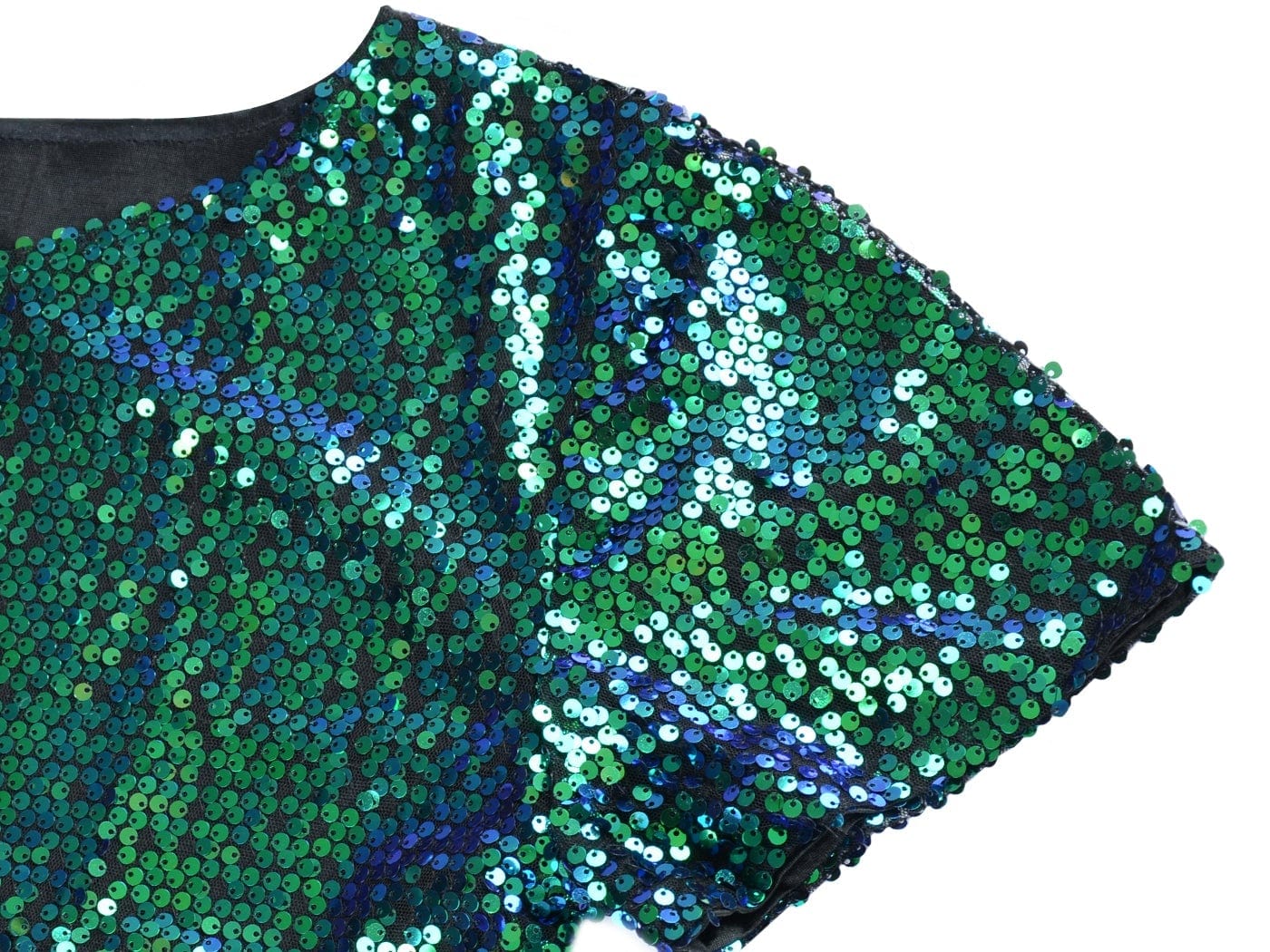 Glam Off-Shoulder Sequin Top - Image 34