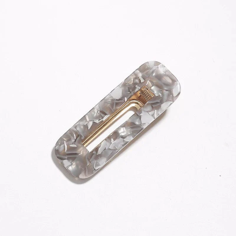 Glitter & Marbleized Variety Hair Clips - Image 12
