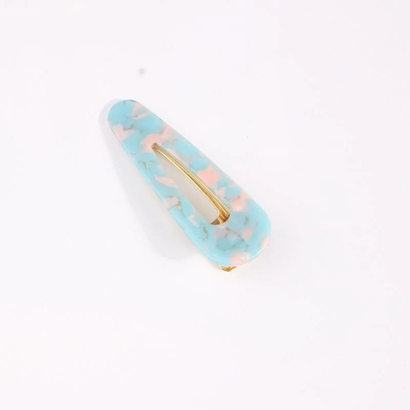 Glitter & Marbleized Variety Hair Clips - Image 13