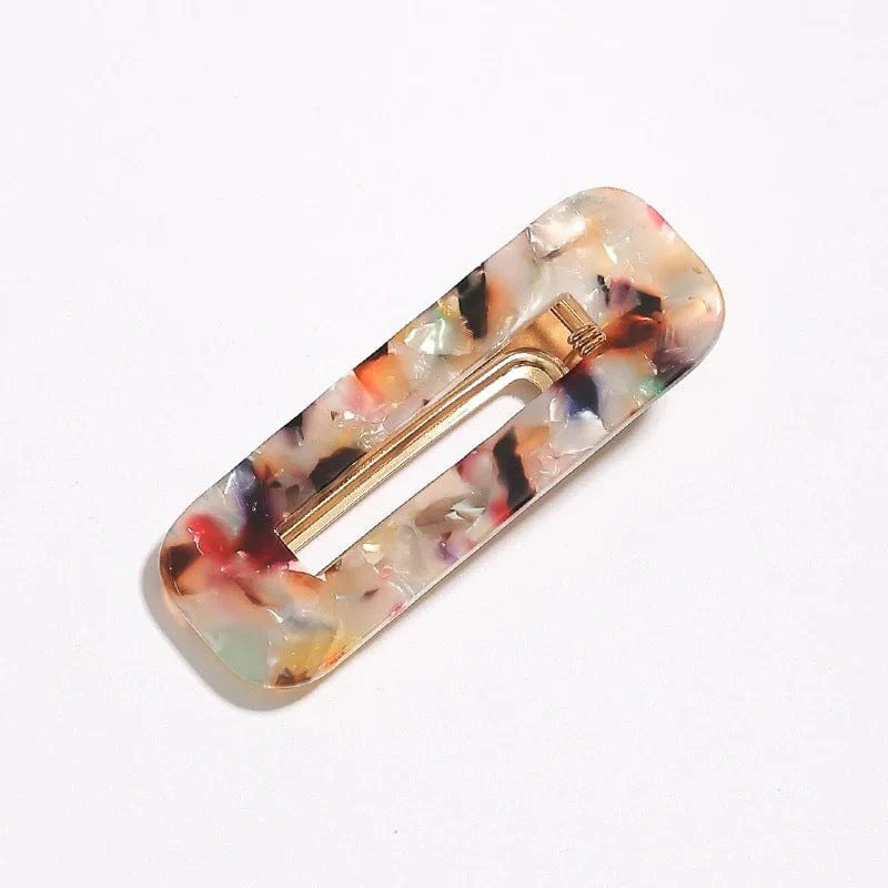 Glitter & Marbleized Variety Hair Clips - Image 16
