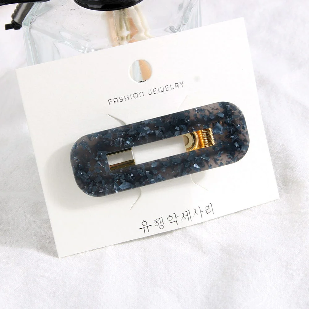 Glitter & Marbleized Variety Hair Clips - Image 3