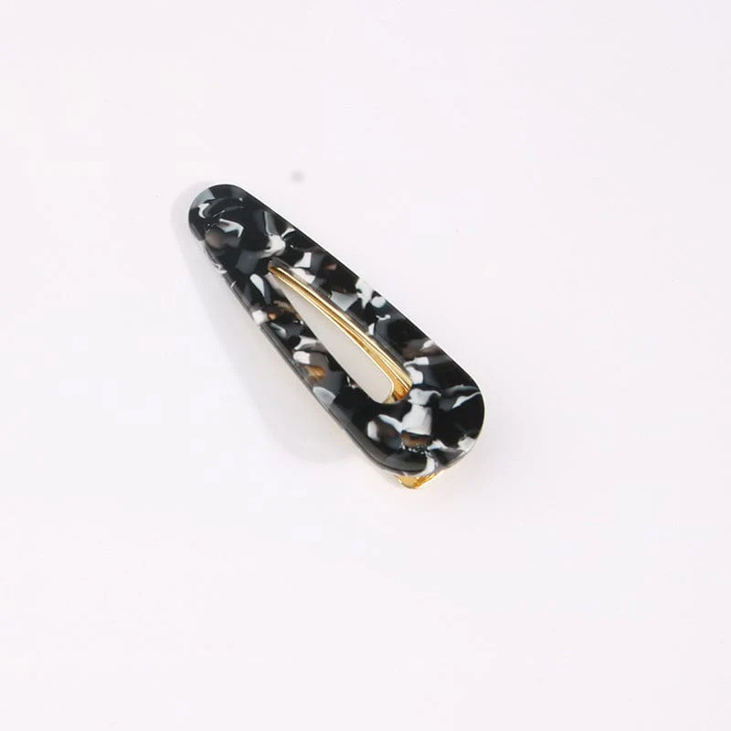 Glitter & Marbleized Variety Hair Clips - Image 9