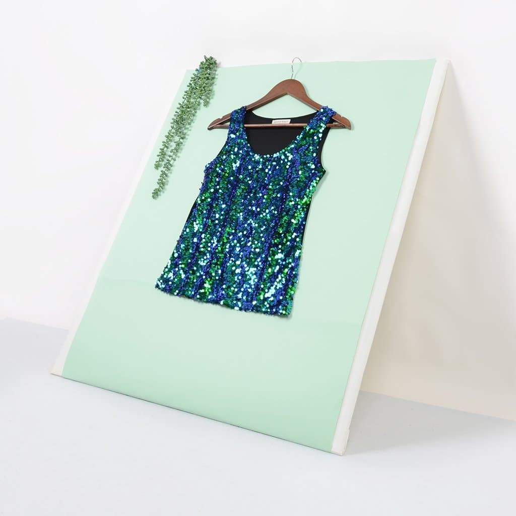 Glitz & Glam Sequin Party Tank Top - Image 6