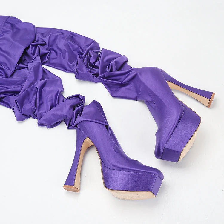 Glossy Legging Boots - Image 2